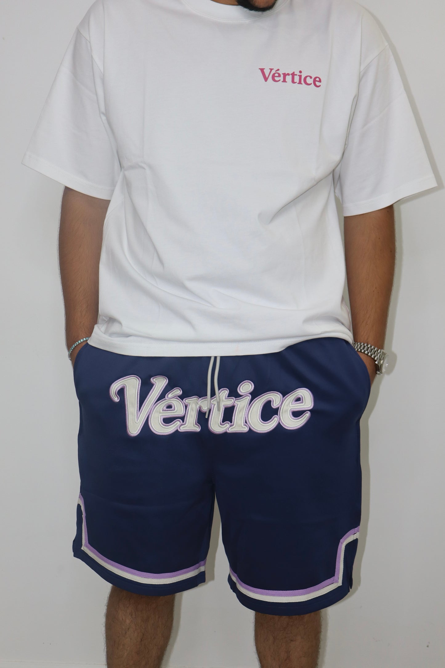 Navy shorts
