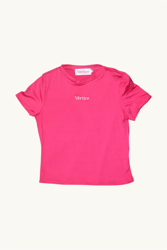 Pink women's short sleeve